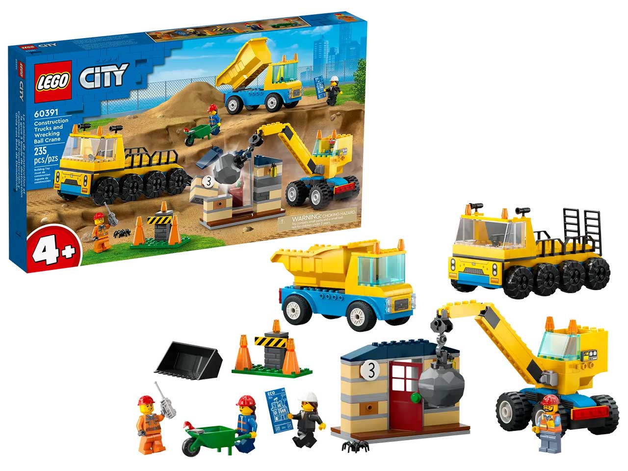 Lego City Camion da Cantiere e Gru 60391