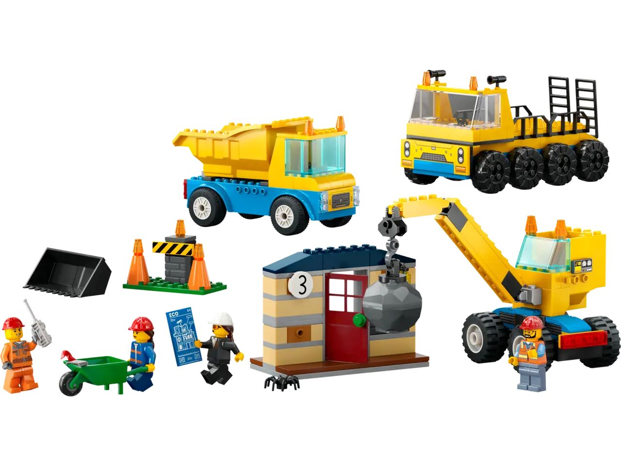 Lego City Camion da Cantiere e Gru 60391