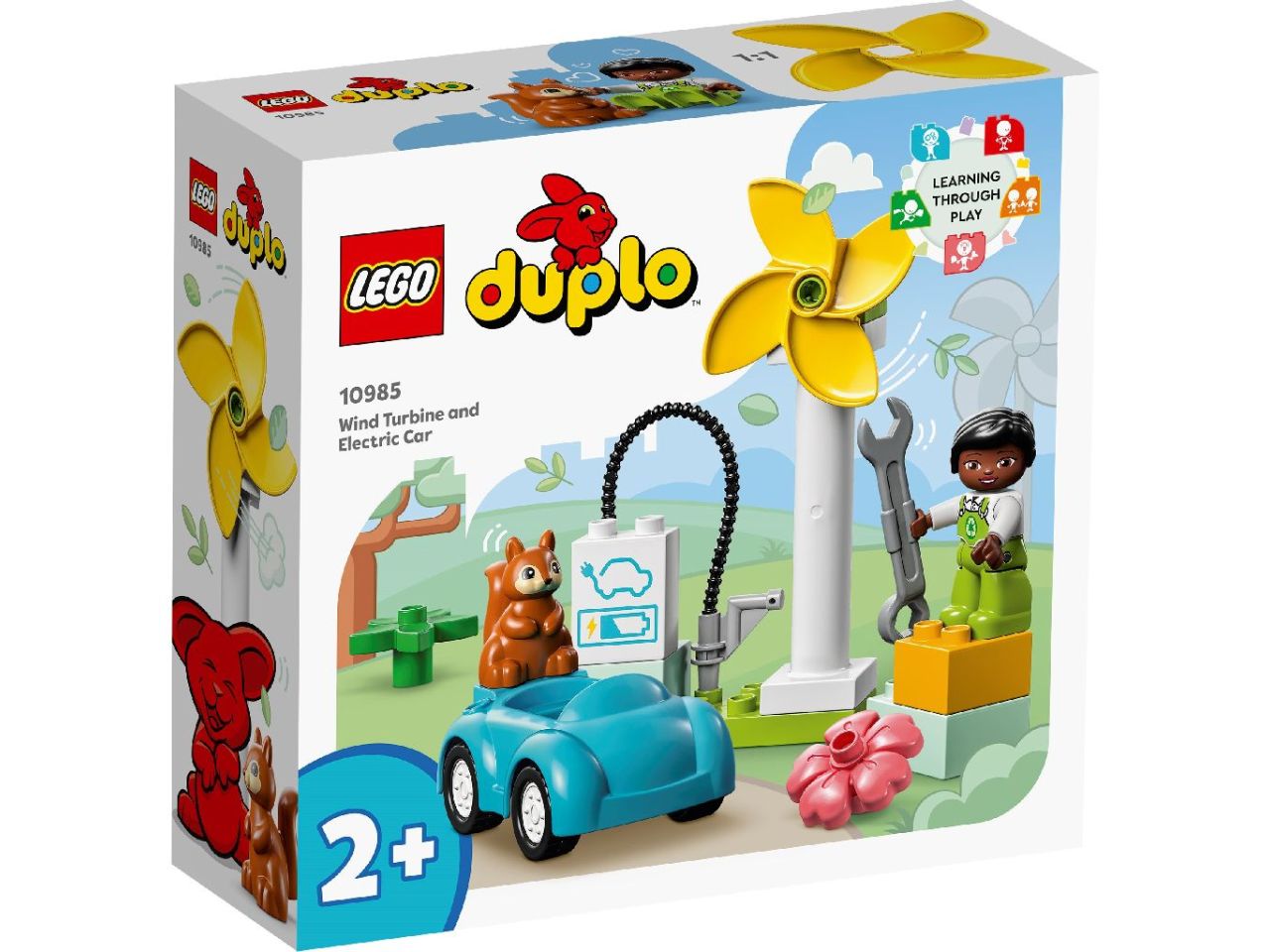 Lego Duplo Town Turbina Eolica e Auto Elettrica 10985