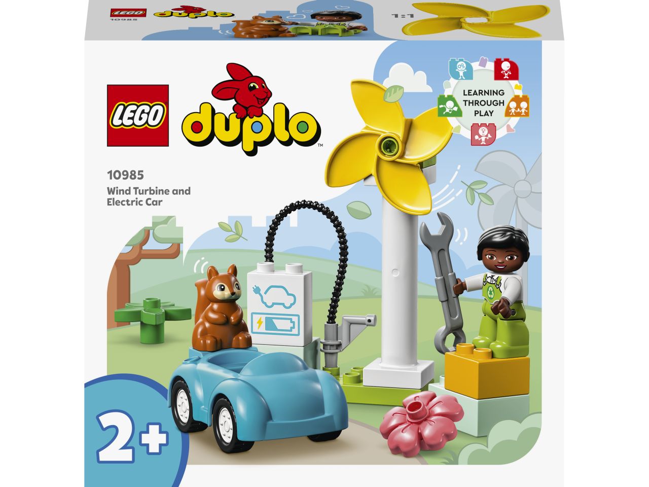 Lego Duplo Town Turbina Eolica e Auto Elettrica 10985