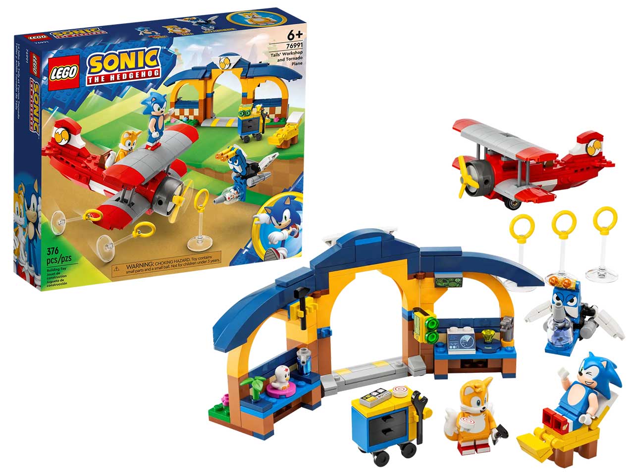 Lego Sonic the Hedgehog Laboratorio di Tails e Aereo Tornado 76991