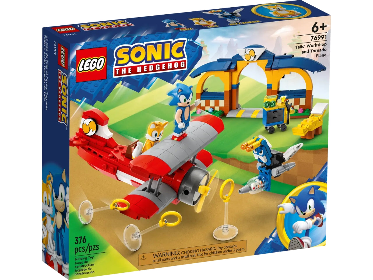 Lego Sonic the Hedgehog Laboratorio di Tails e Aereo Tornado 76991