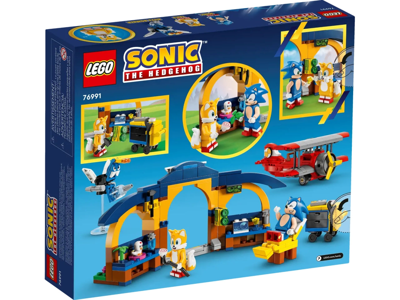 Lego Sonic the Hedgehog Laboratorio di Tails e Aereo Tornado 76991