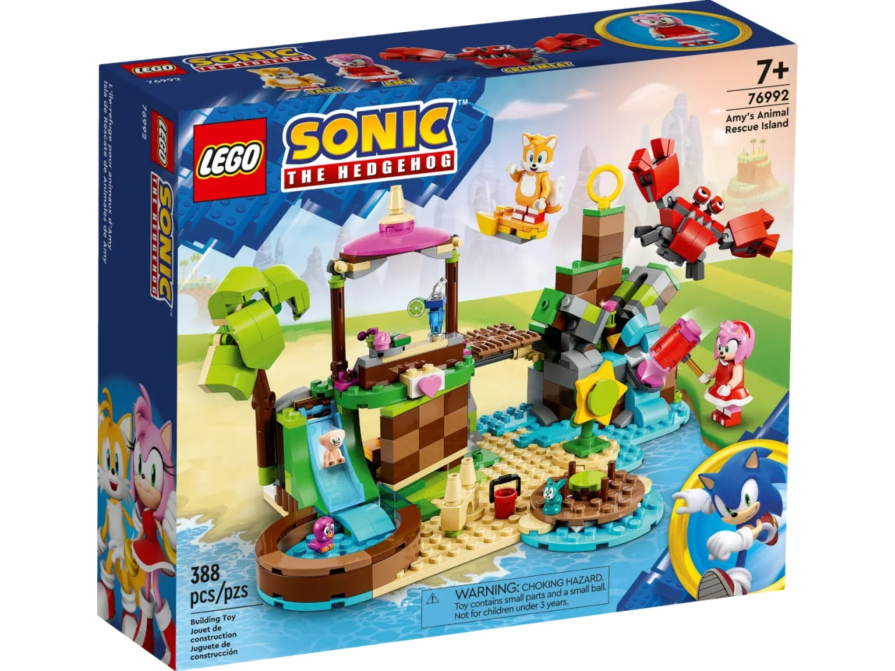 Lego Sonic the Hedgehog LIsola del Soccorso Animale di Amy 76992