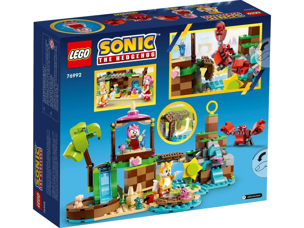 Lego Sonic the Hedgehog LIsola del Soccorso Animale di Amy 76992