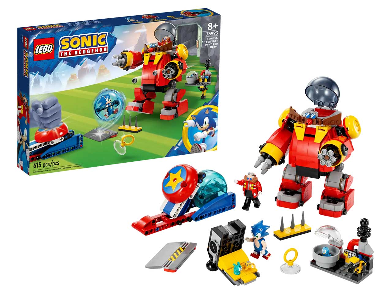 Lego Sonic the Hedgehog Sonic vs Robot Death Egg Dr. Eggman 76993