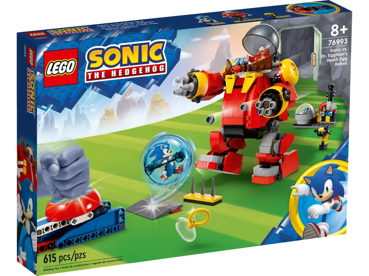 Lego Sonic the Hedgehog Sonic vs Robot Death Egg Dr. Eggman 76993