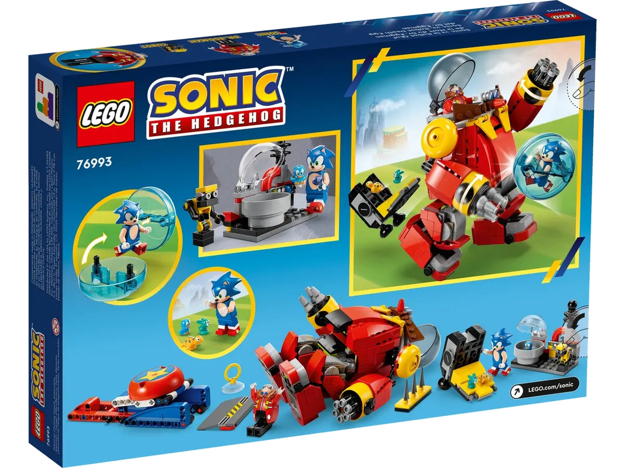 Lego Sonic the Hedgehog Sonic vs Robot Death Egg Dr. Eggman 76993