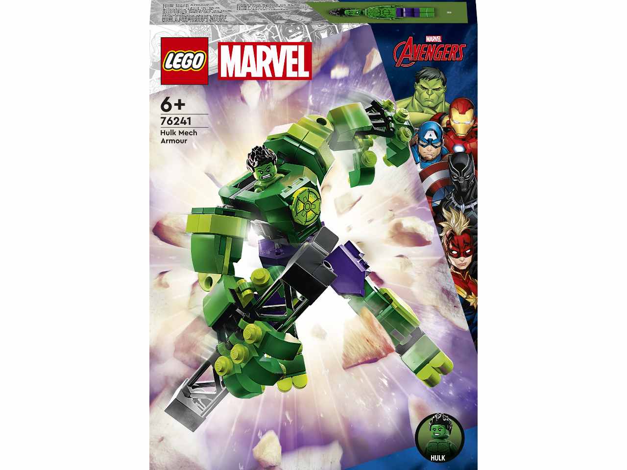 Lego Marvel Armatura Mech Hulk 76241