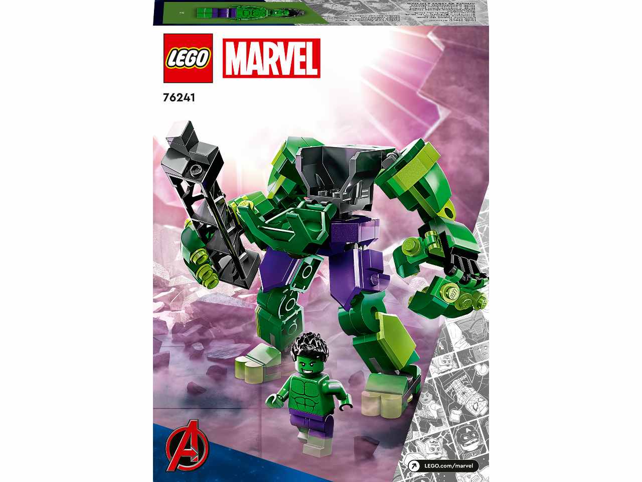 Lego Marvel Armatura Mech Hulk 76241