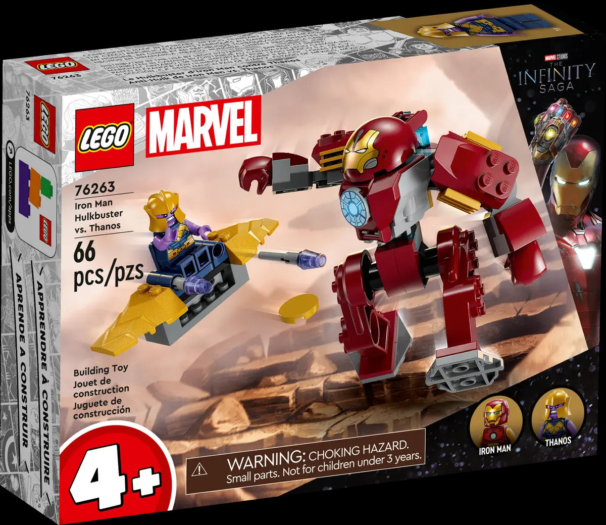 Lego Marvel Iron Man Hulkbuster vs Thanos 76263