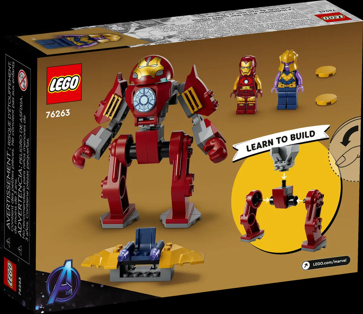 Lego Marvel Iron Man Hulkbuster vs Thanos 76263