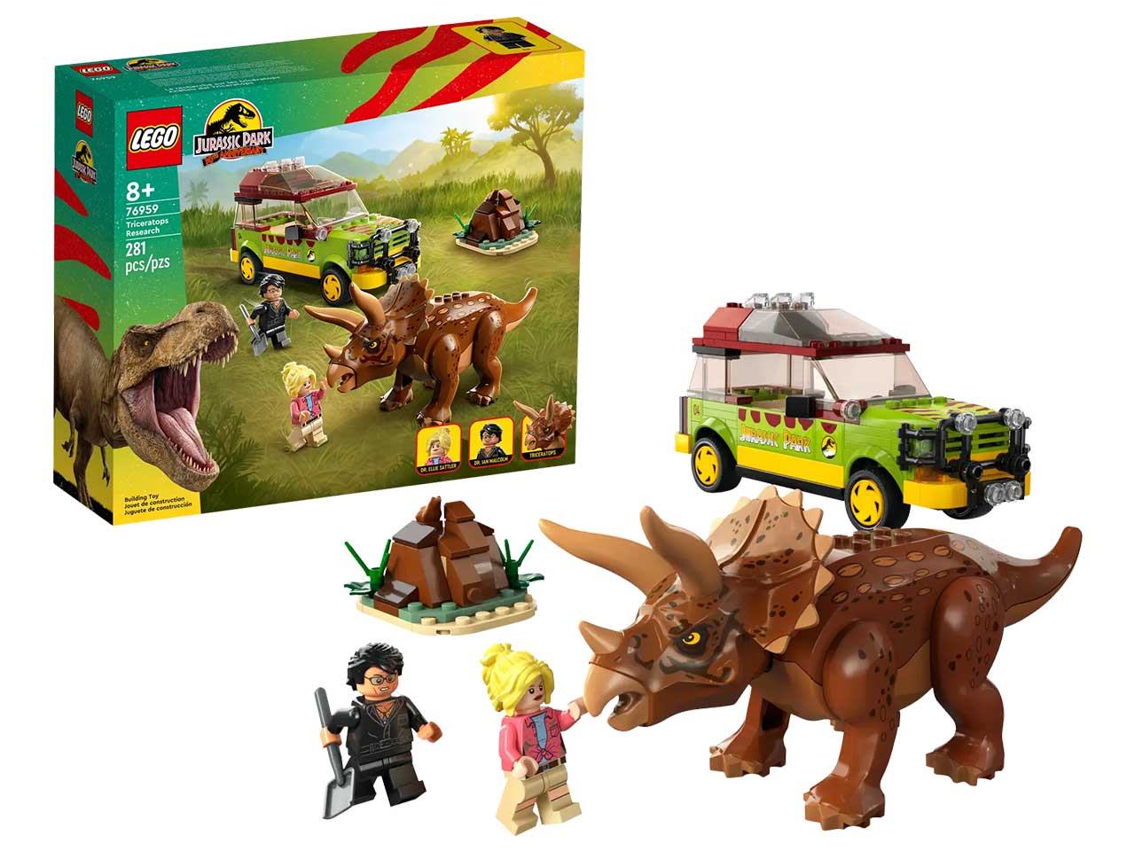 Lego Jurassic Park La Ricerca del Triceratopo 76959