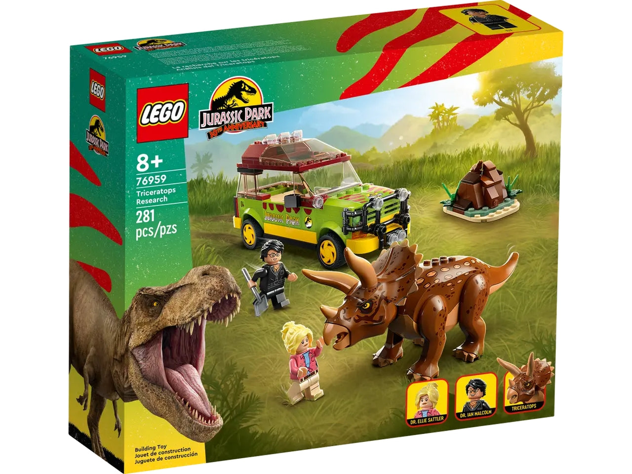 Lego Jurassic Park La Ricerca del Triceratopo 76959