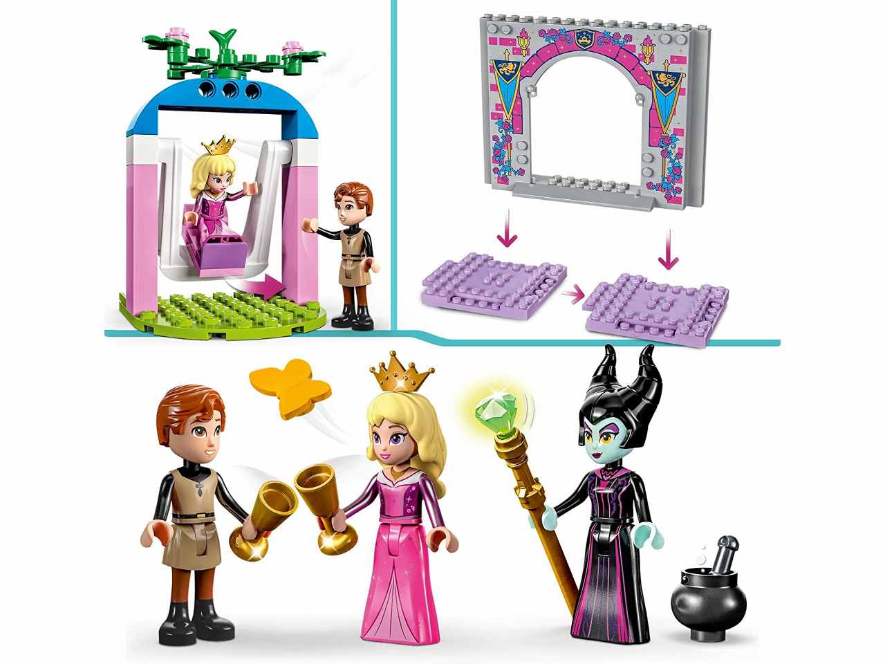 Lego Disney Princess Il Castello di Aurora 43211