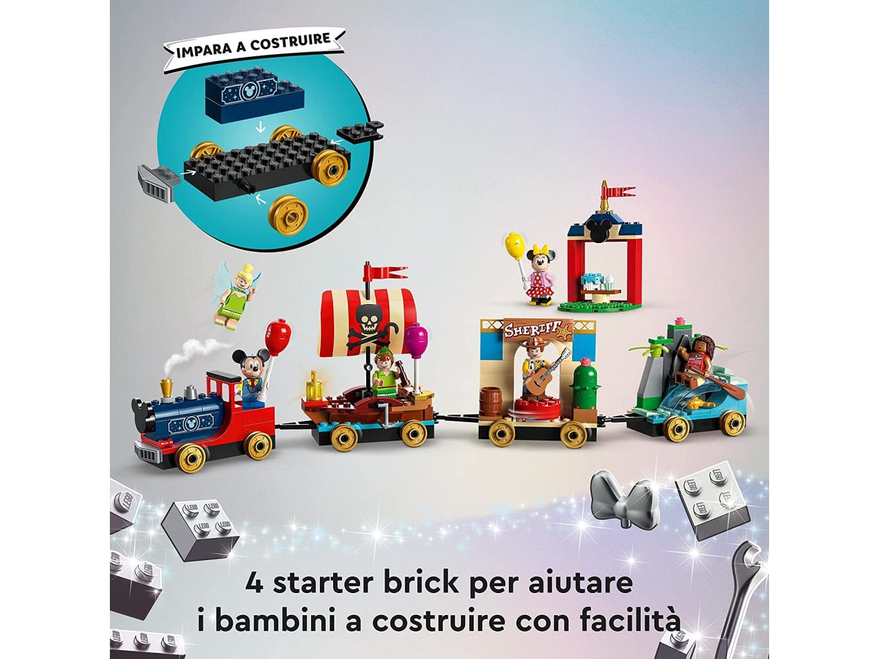 Lego Disney Treno delle Celebrazioni Disney 43212