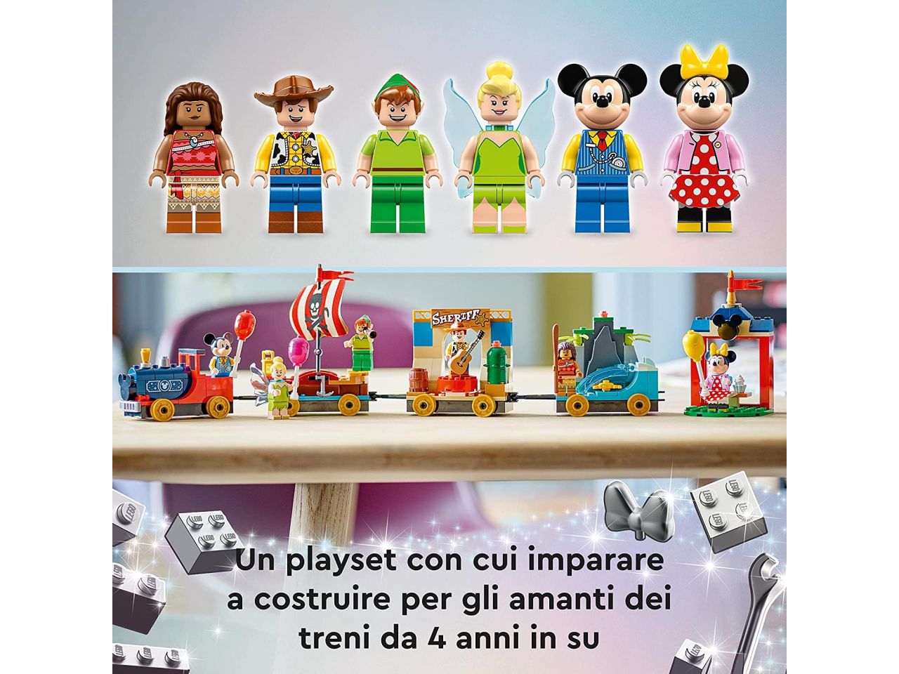 Lego Disney Treno delle Celebrazioni Disney 43212