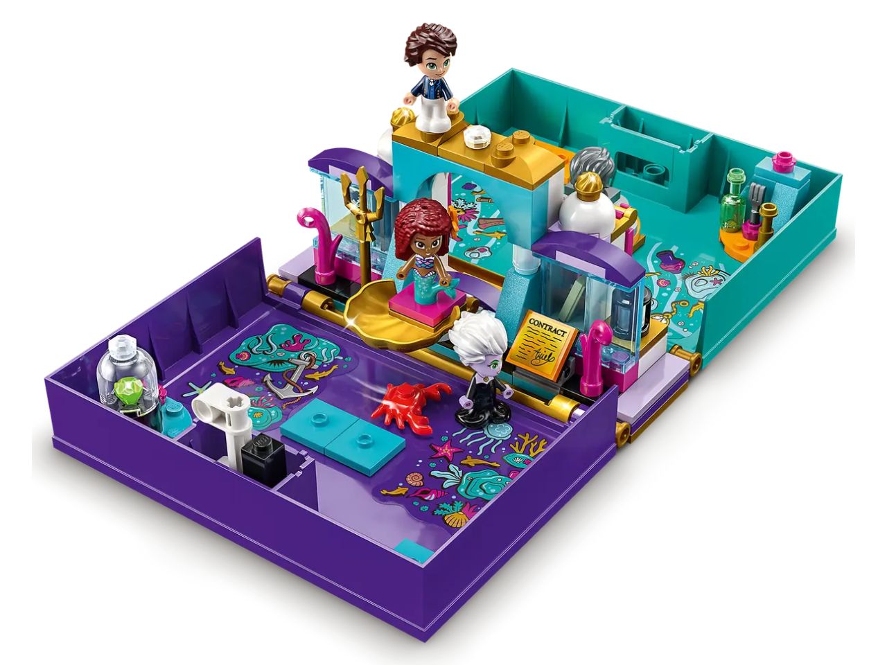 Lego Disney La Sirenetta Libro delle Fiabe 43213