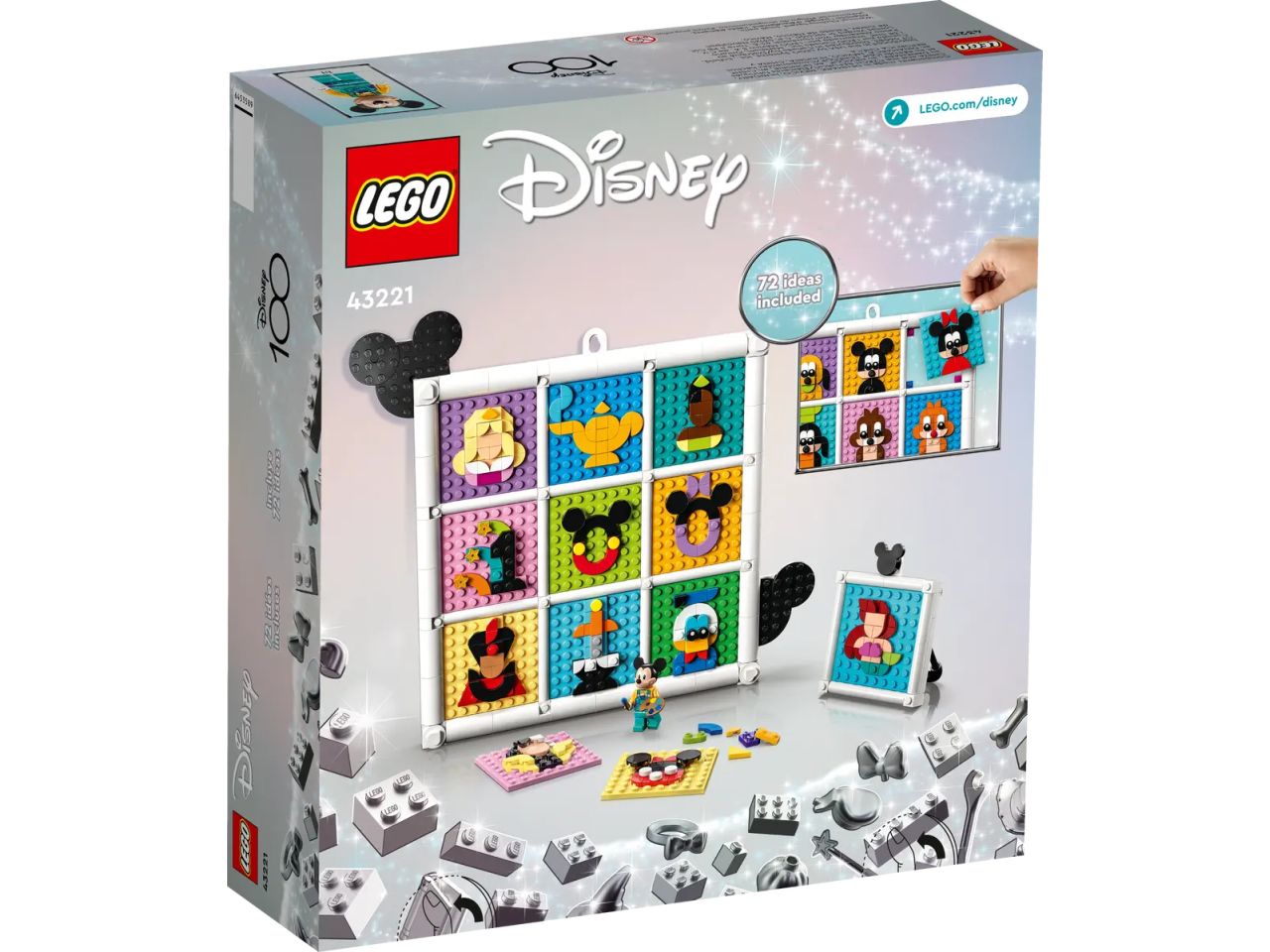 Lego Disney 100 Anni di Icone Disney 43221