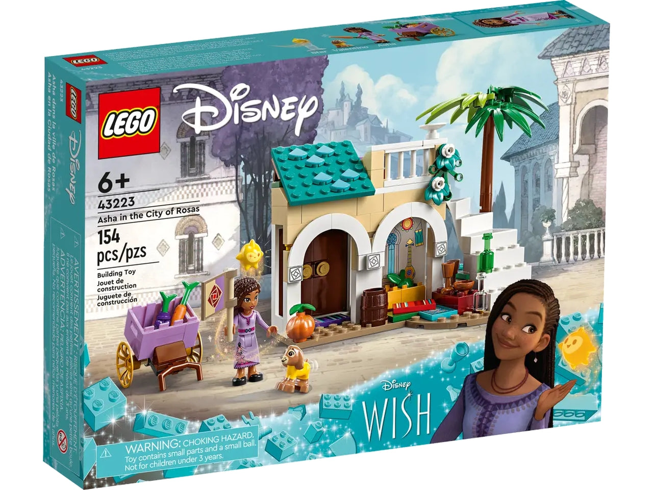 Lego Disney Wish Asha nella Città di Rosas 43223