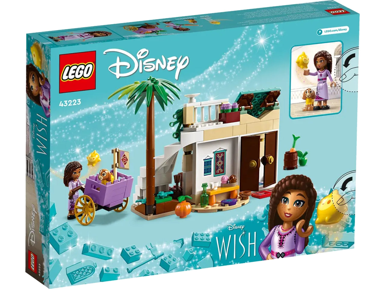 Lego Disney Wish Asha nella Città di Rosas 43223