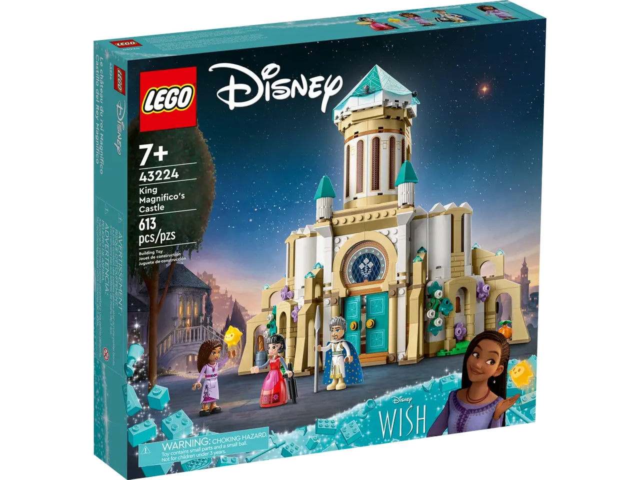 Lego Disney Wish Castello di Re Magnifico 43224