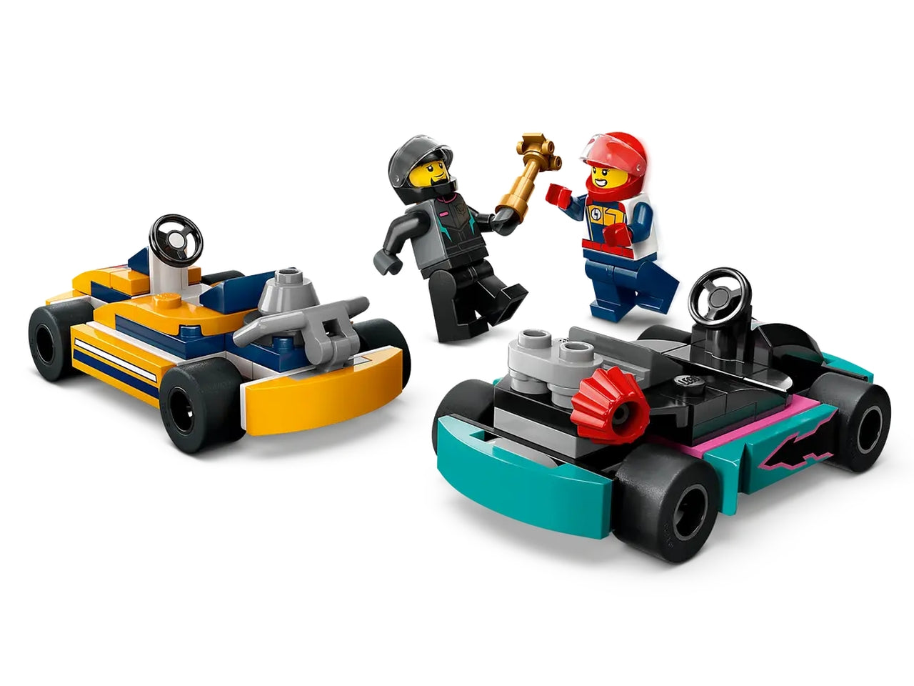 Lego city great vehicles go-kart e piloti