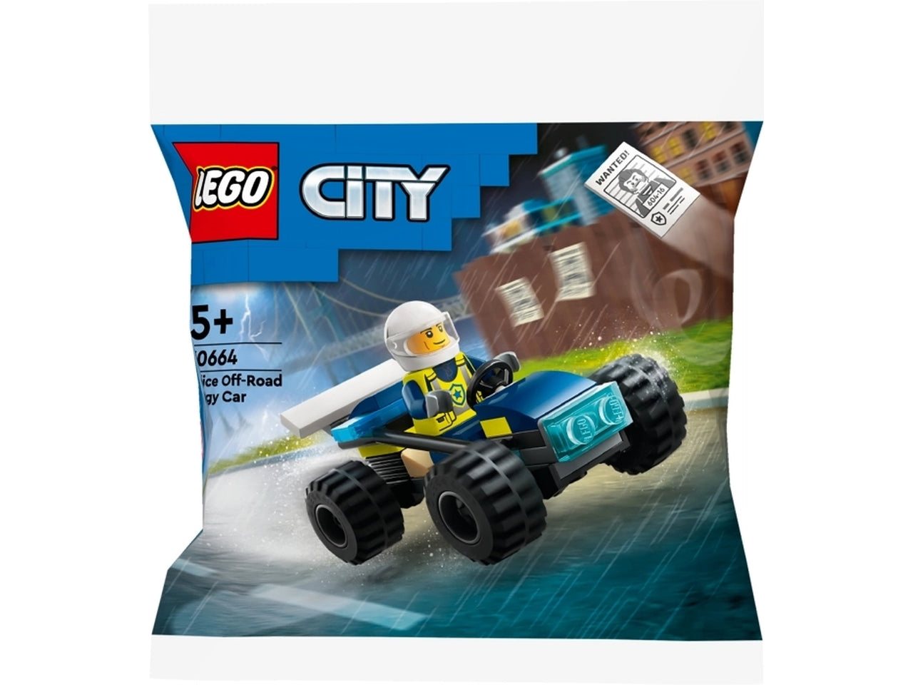 Lego city buggy fuoristrada della polizia