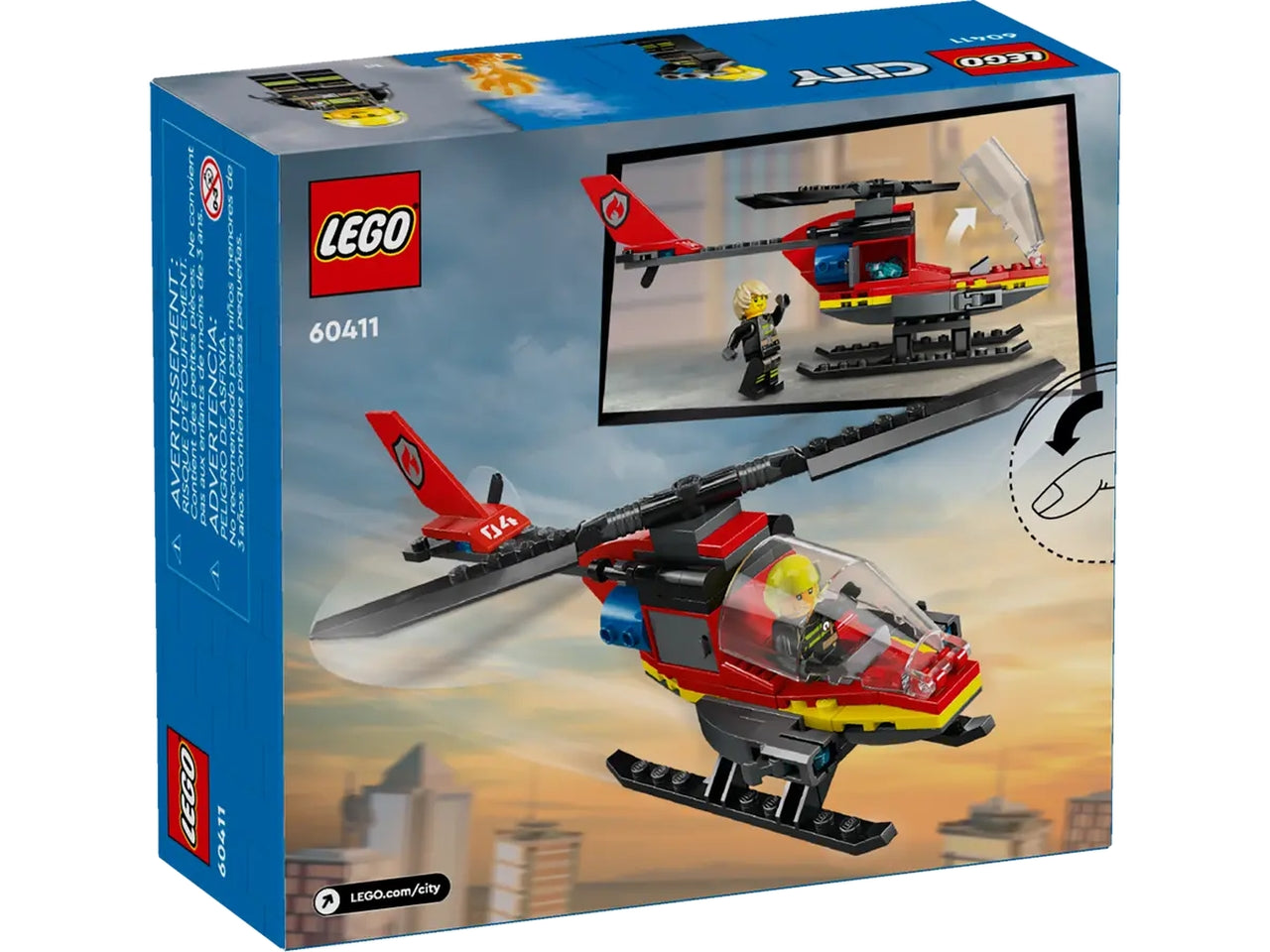 Lego city fire elicottero dei pompieri