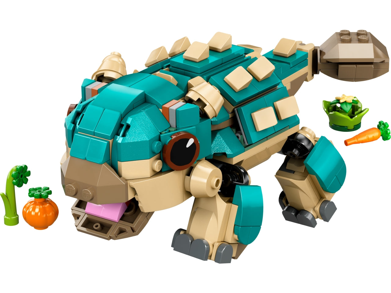 LEGO Jurassic World - Anchilosauro giocattolo: ispira la passione per le avventure legate ai dinosauri nei bambini dai 7 anni in su con il set Baby Bumpy 76962