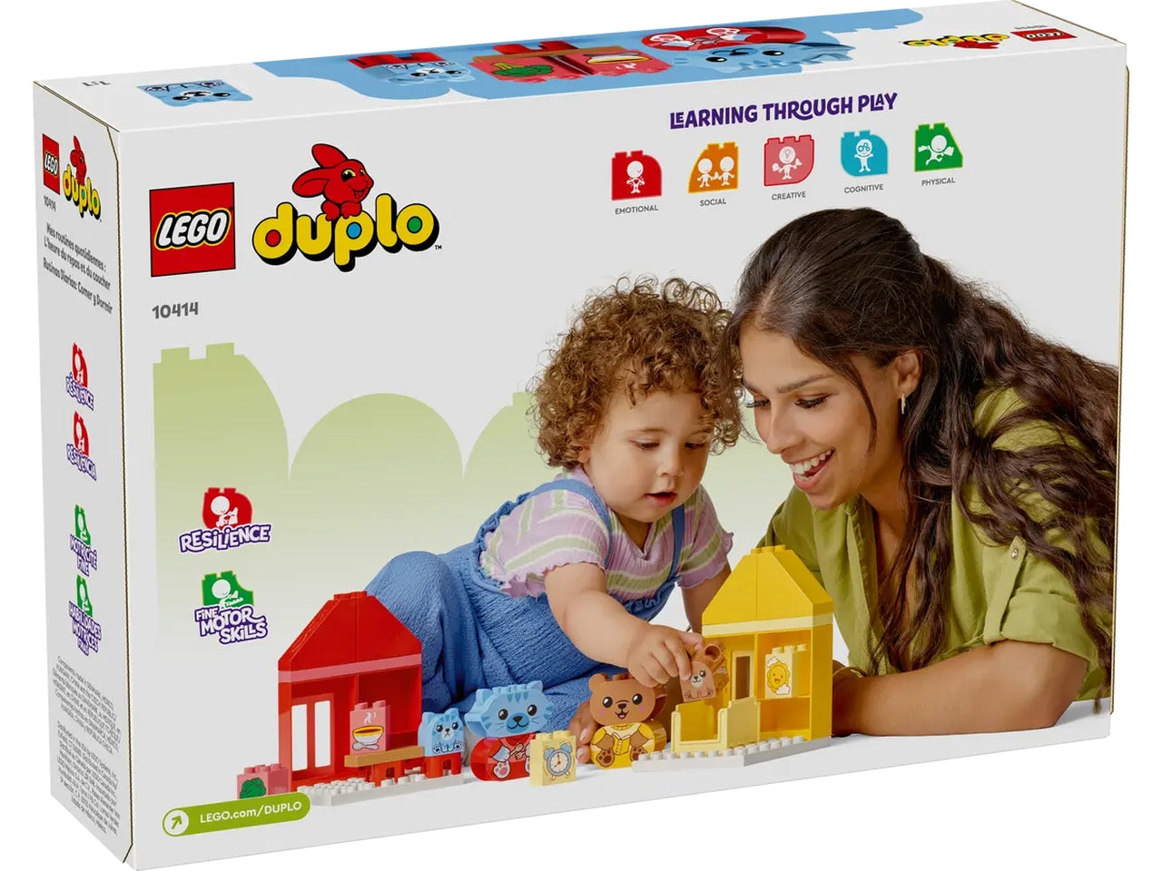 Lego duplo my first attività quotidiane: mangiare e andare a letto