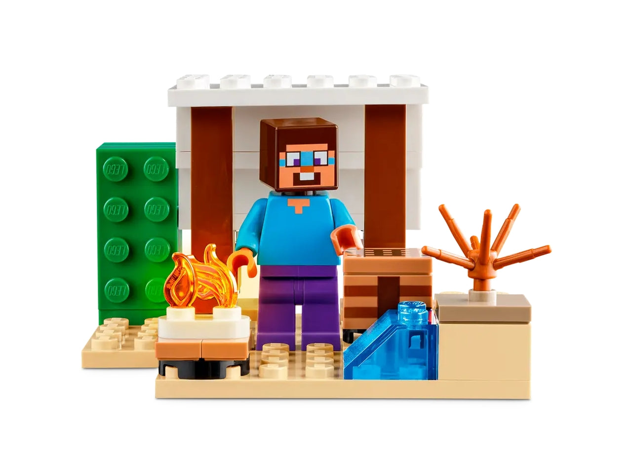 Lego minecraft spedizione di steve nel deserto