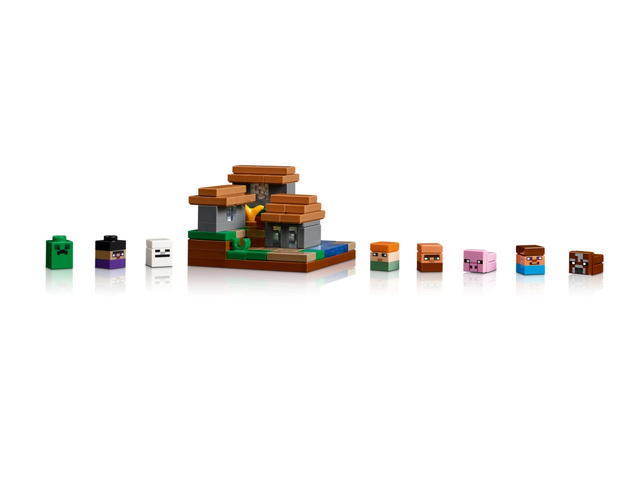 LEGO Minecraft - Il set costruibile del Banco da lavoro con 5 mini-modelli e 8 microfigure 21265