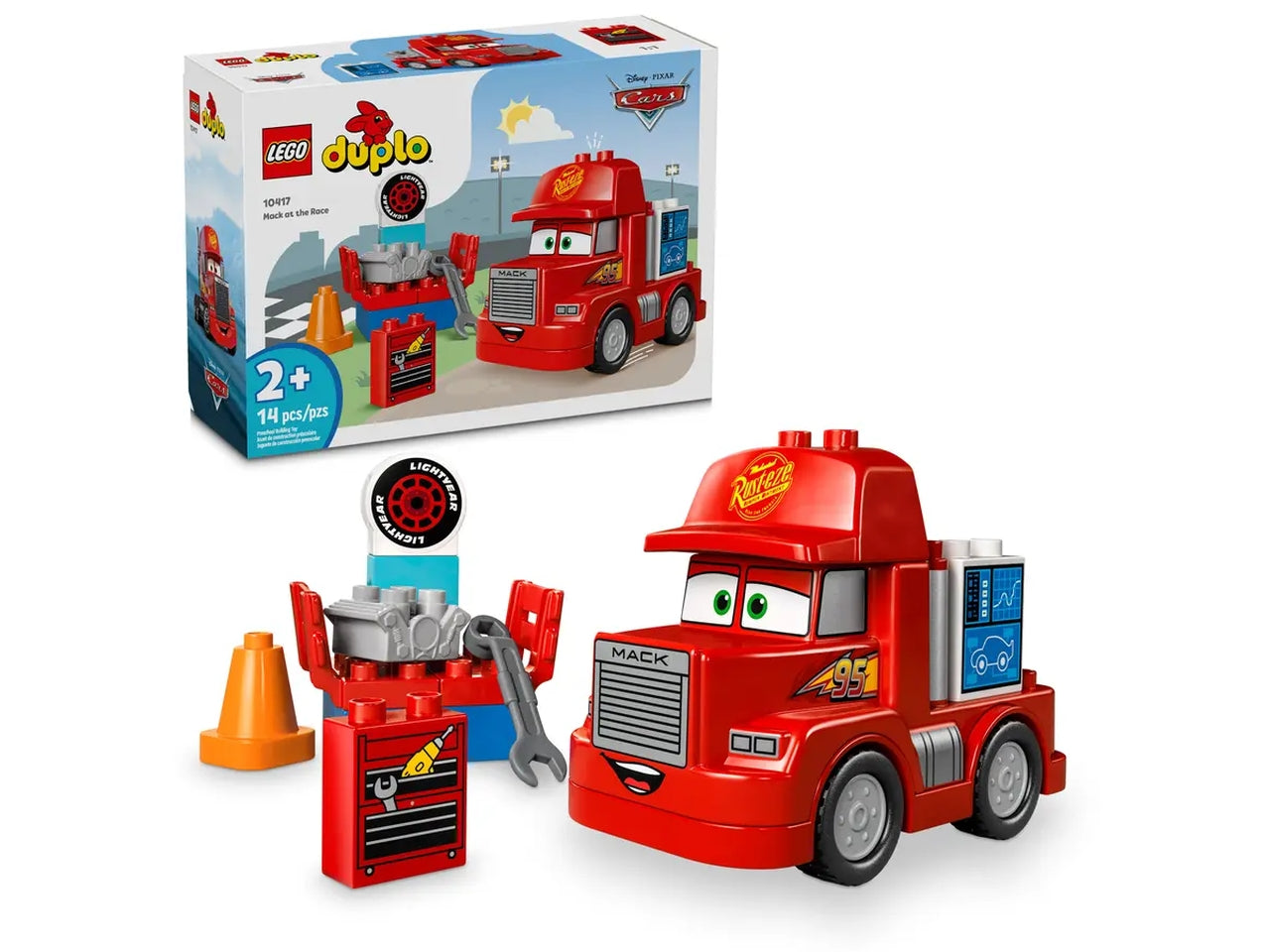 Lego duplo disney mack al circuito