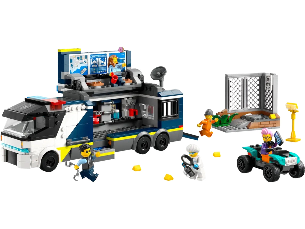 Lego city police camion laboratorio mobile della polizia