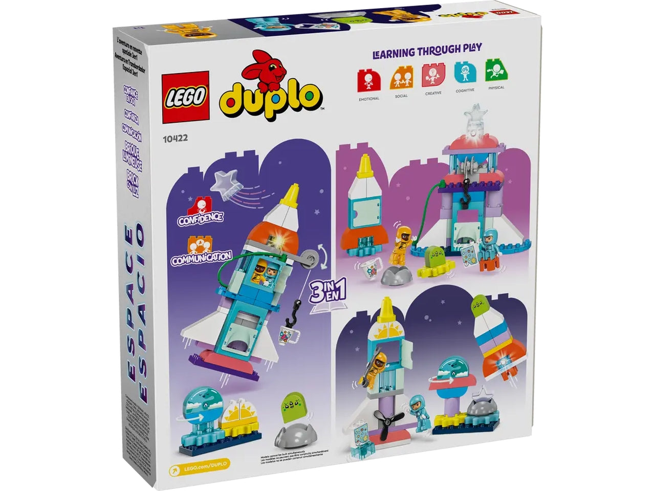 Lego duplo town avventura dello space shuttle 3 in 1