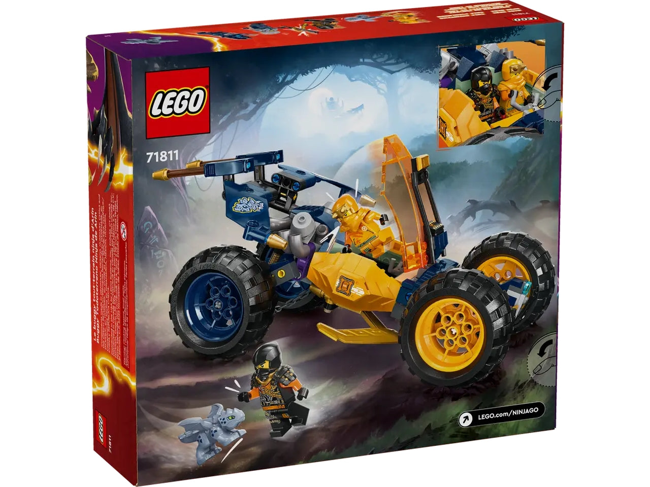 Lego ninjago buggy fuoristrada ninja di arin