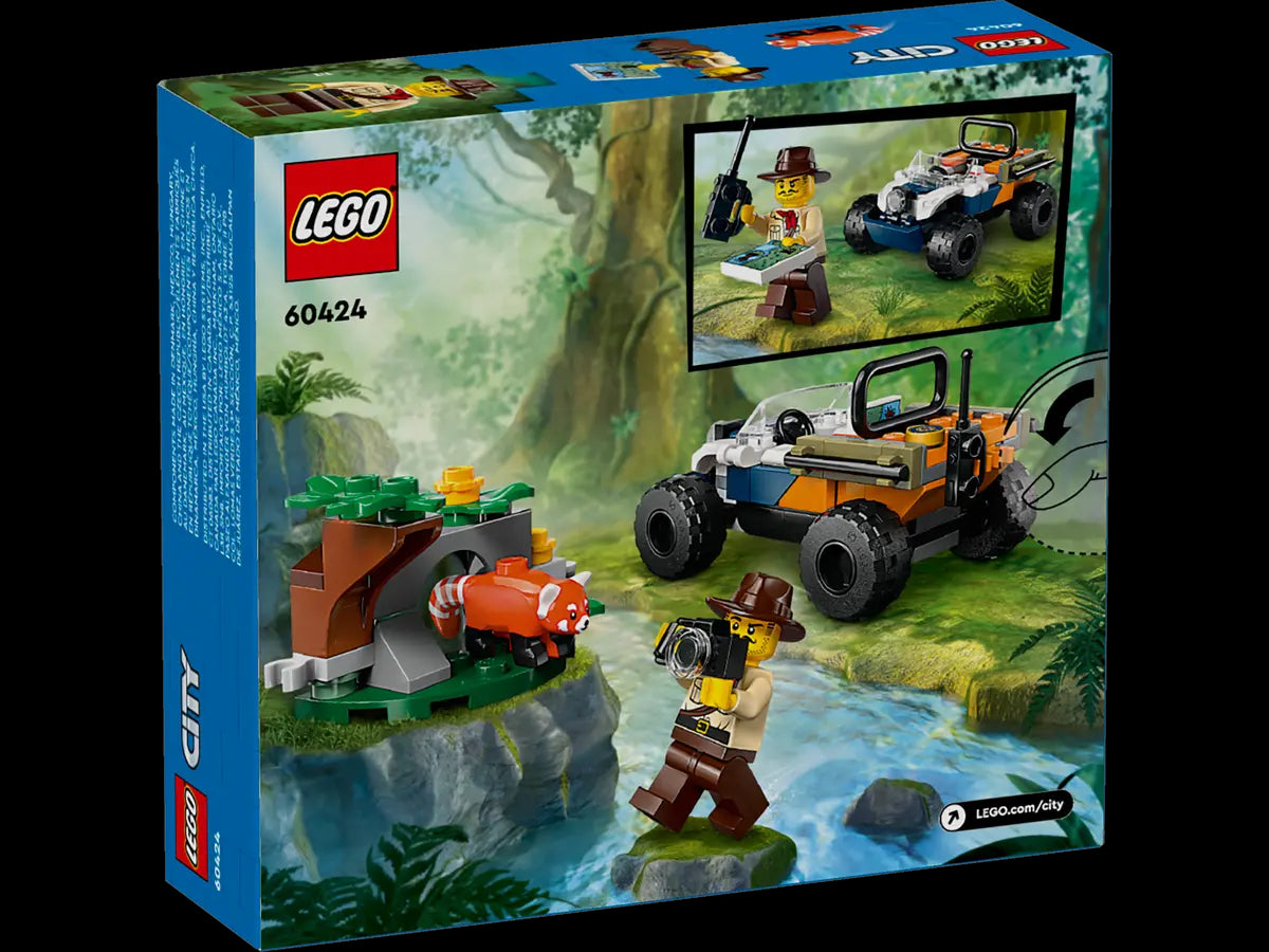 Lego City Exploration Atv dellesploratore della giungla, set di costruzioni in scatola da 92 pezzi, per bambino 6+ anni 60424