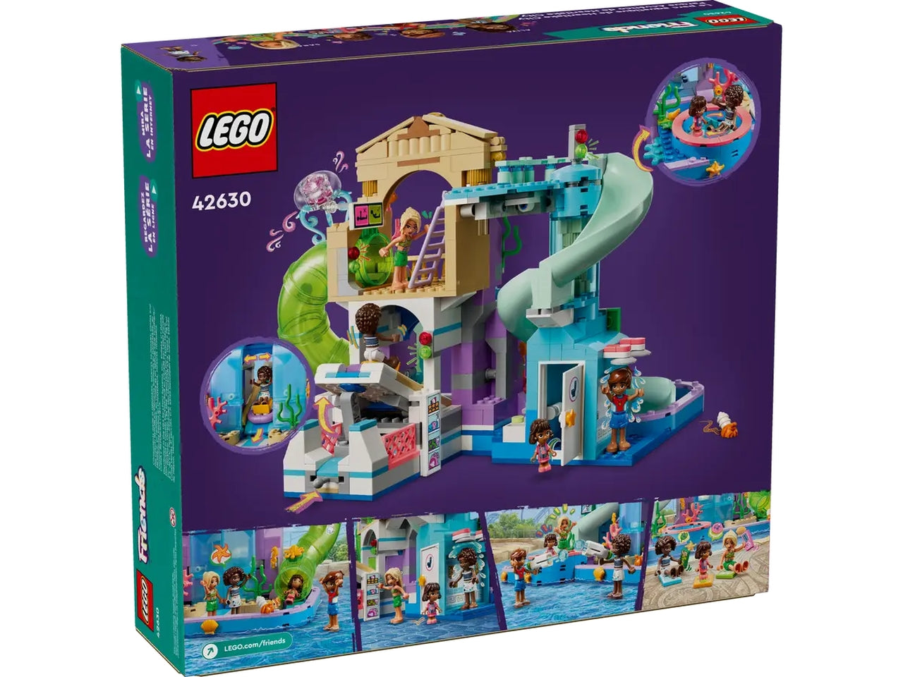 Lego Friends Parco Acquatico di Heartlake City, set costruzioni in scatola da 814 pezzi, per bambine 8+ anni 42630