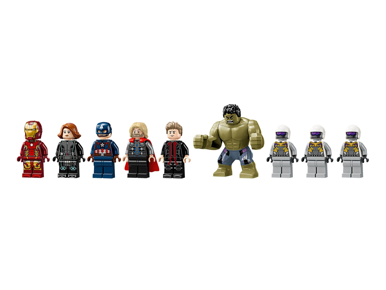 LEGO Marvel - Playset Avengers: questo giocattolo con supereroi costruibili ricrea lepica battaglia di Avengers: Age of Ultron dei Marvel Studios con una serie di minifigure e caratteristiche autentiche 76291