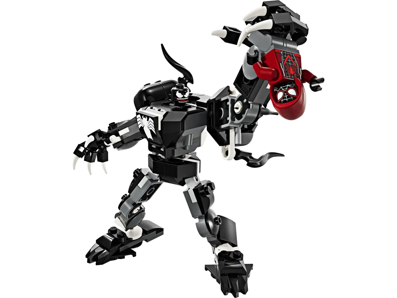 Lego super heroes marvel mech di venom vs. miles morales