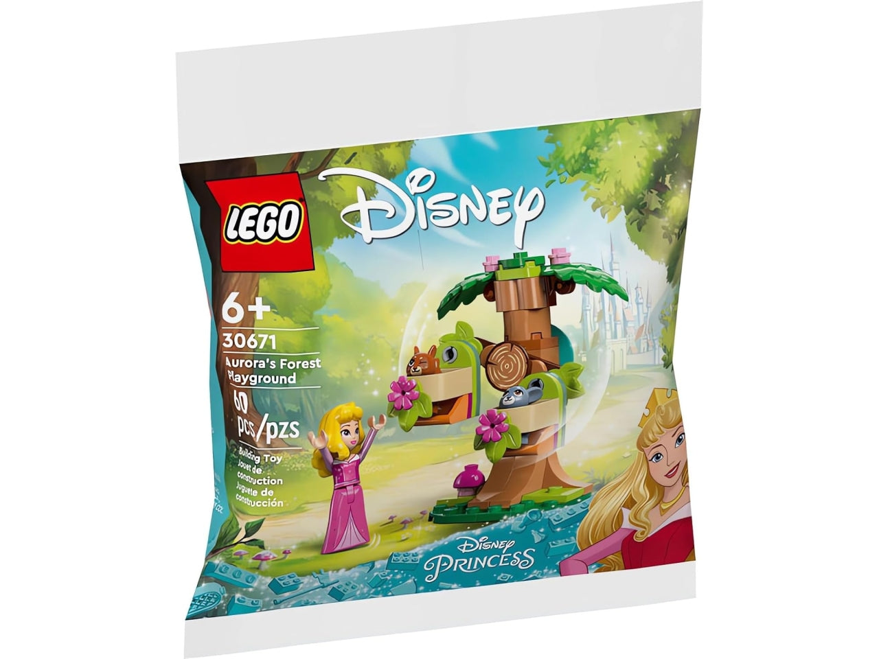 Lego princess il parco giochi nel bosco di aurora