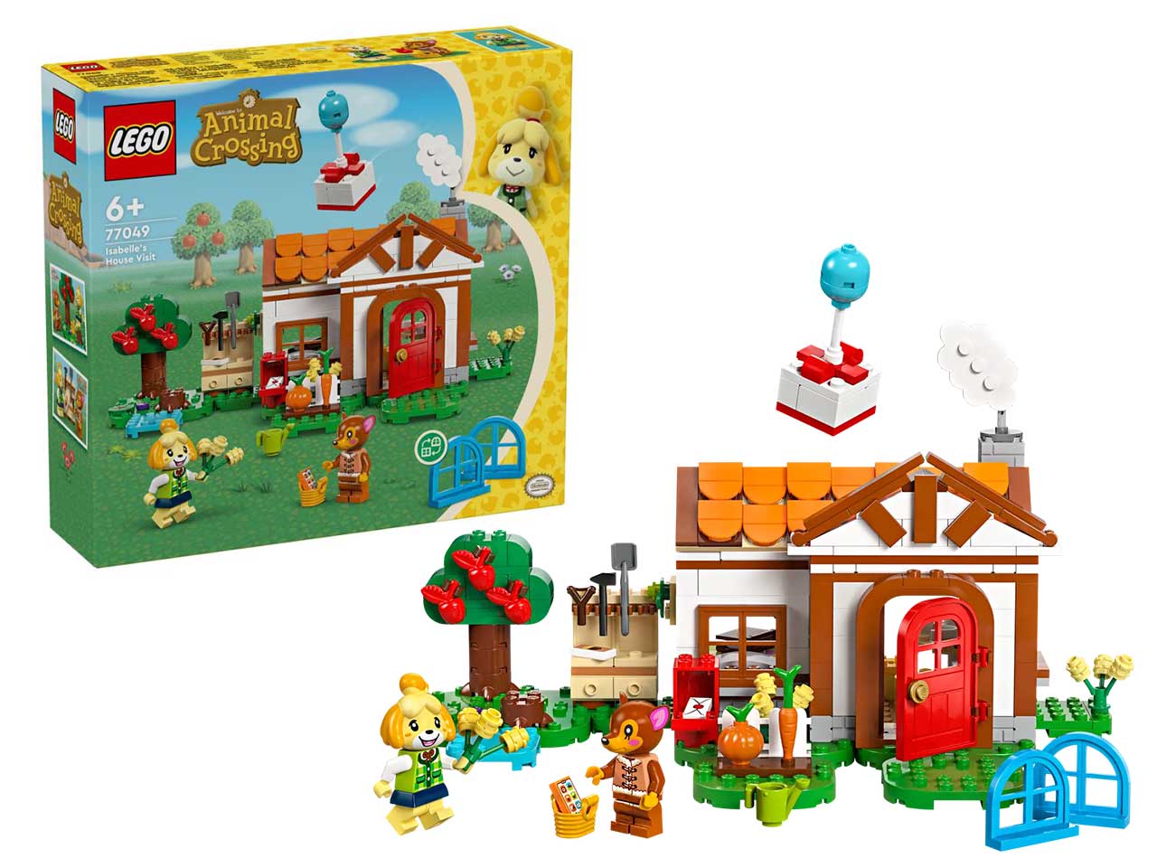 Lego animal crossing benvenuta, fuffi!