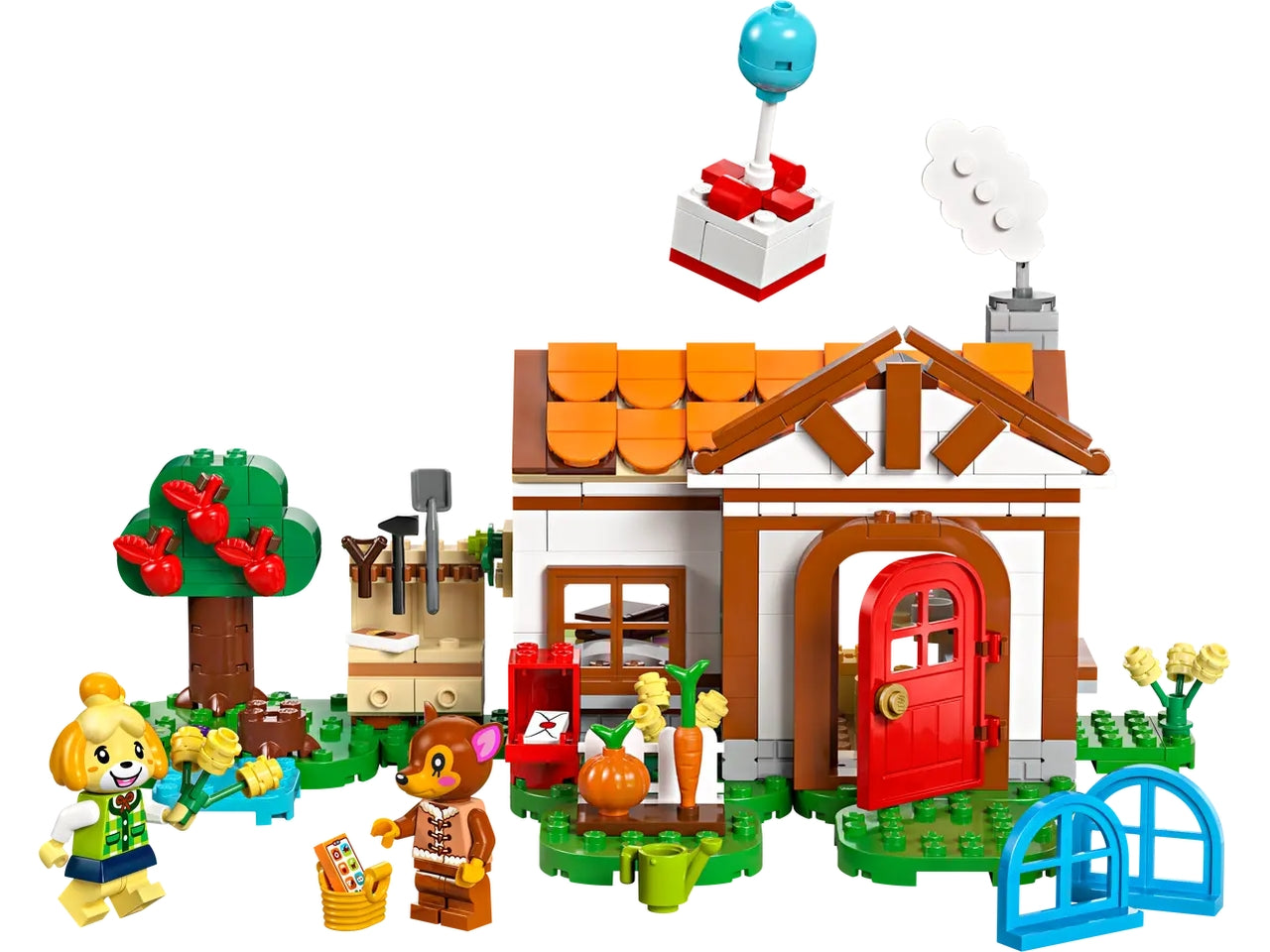 Lego animal crossing benvenuta, fuffi!