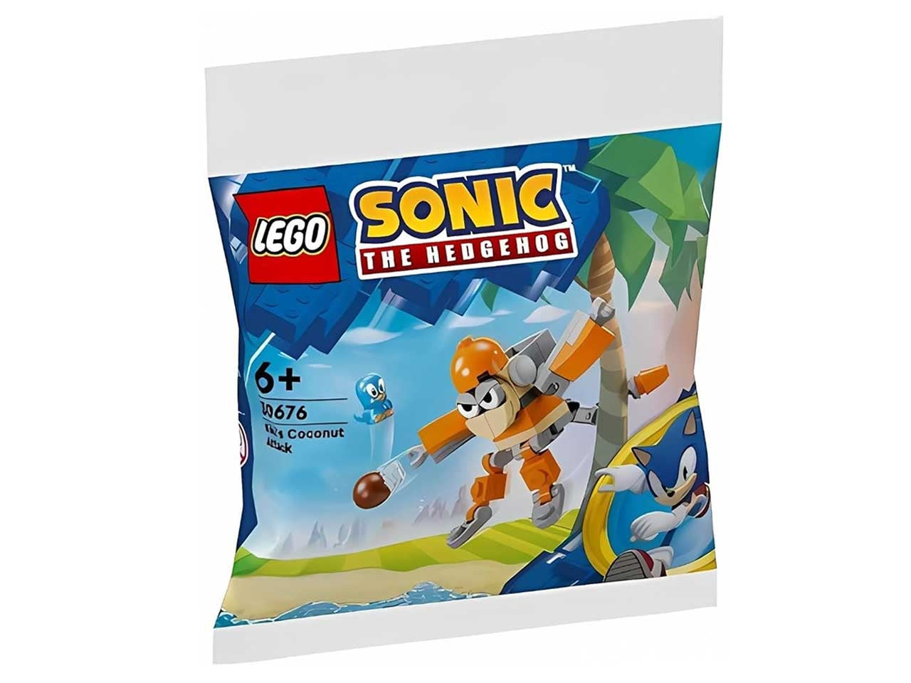 LEGO POLYBAG Sonic - attacco con le noci di cocco di Kiki - 42 pezzi per bambini di età 6+ 30676