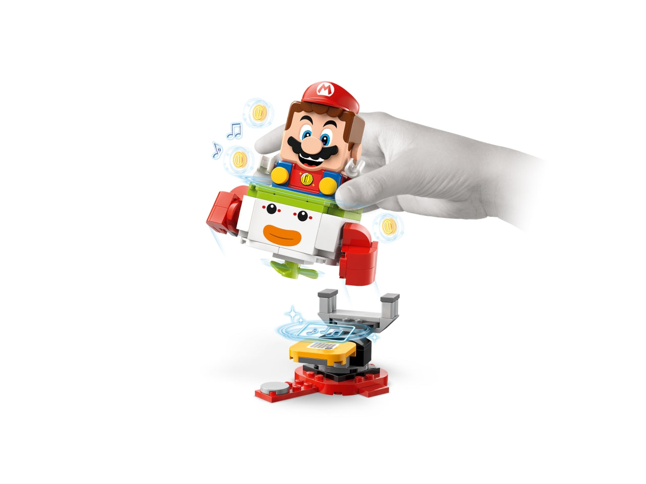 LEGO Mario - Avventure con interattivo: lascia che i bambini preparino la battaglia contro Bowser Jr. per impossessarsi del suo veicolo Auto Clown Junior con questo set di gioco Super Mario 71439