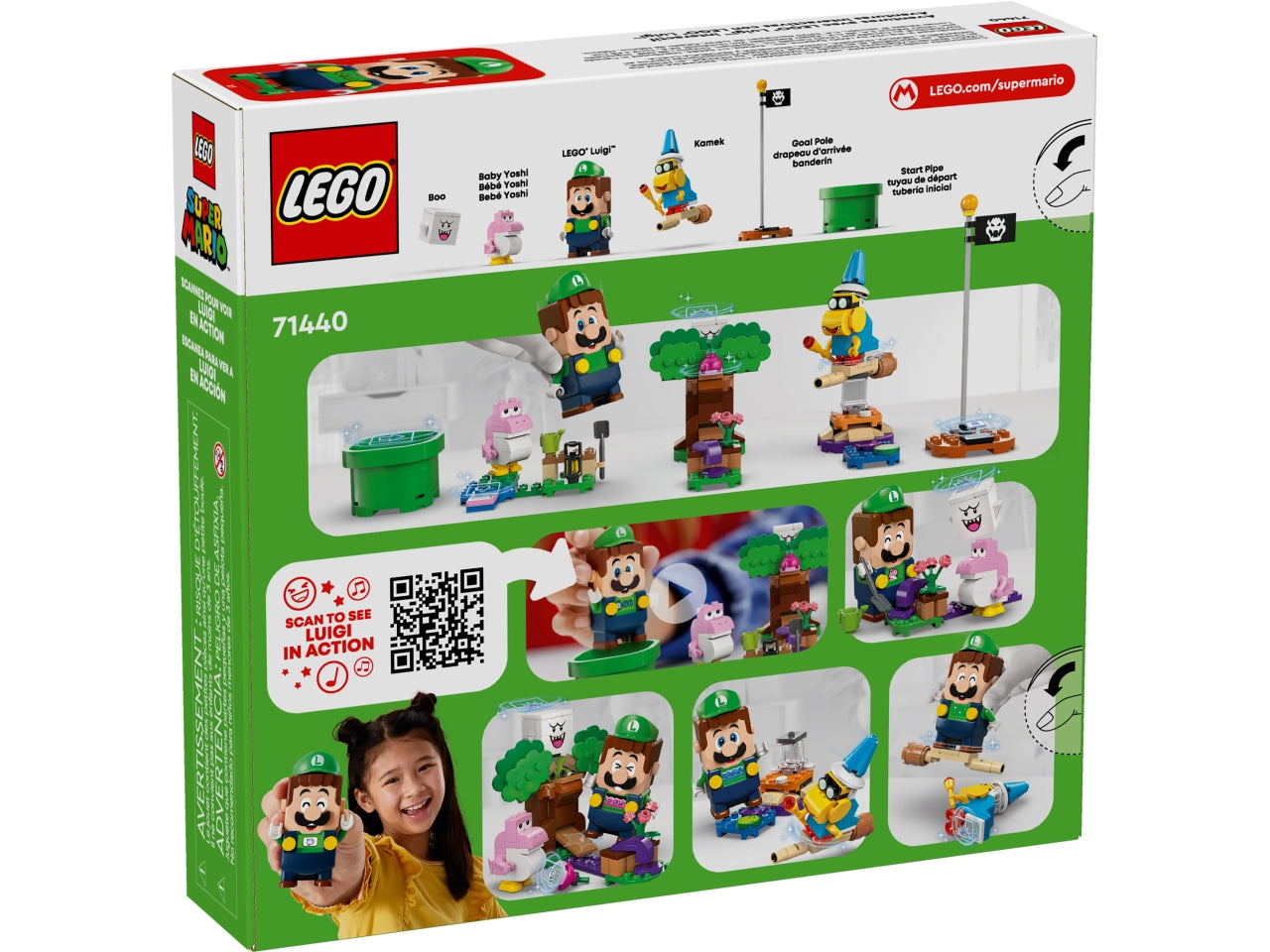 LEGO Luigi - Avventure con il set giocattolo interattivo: unisciti a LEGO Luigi in una missione per scoprire chi ha avvelenato il giardino con questo playset LEGO Super Mario per bambini 71440