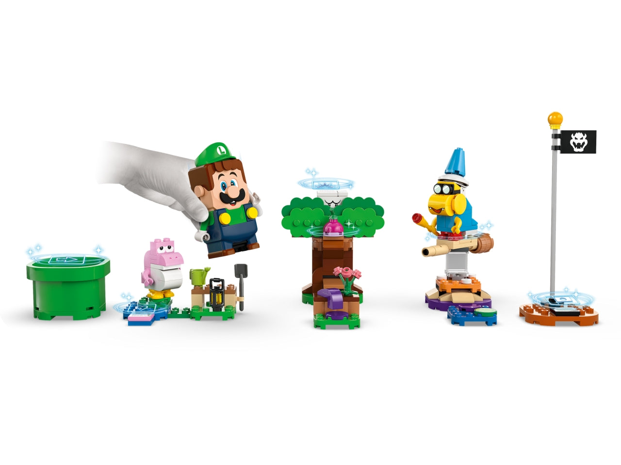 LEGO Luigi - Avventure con il set giocattolo interattivo: unisciti a LEGO Luigi in una missione per scoprire chi ha avvelenato il giardino con questo playset LEGO Super Mario per bambini 71440