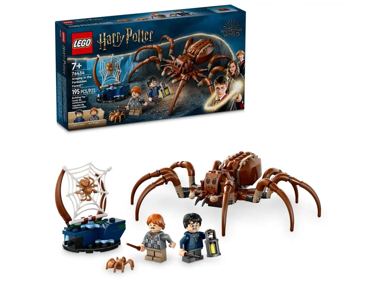 Lego Harry Potter Aragog nella foresta proibita, set di costruzioni in scatola da 195 pezzi, per bambini 7+ anni 76434