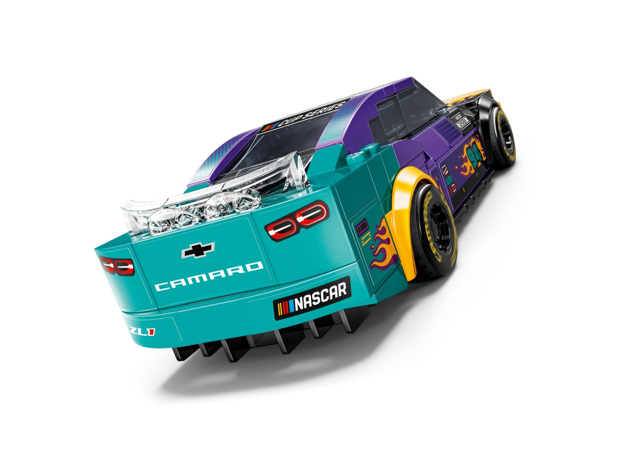 LEGO Speed Champions - Auto giocattolo NASCAR per bambini: auto da corsa NASCAR Next Gen Chevrolet Camaro ZL1 per i bambini e le bambine dai 9 anni in su e per i fan di NASCAR 76935